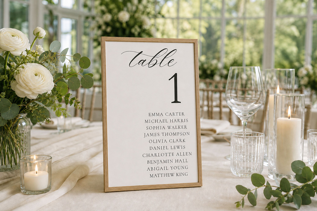 Wedding Seating Chart: Canva, an Invitation Template by Arfis (Photo 1 of 11)