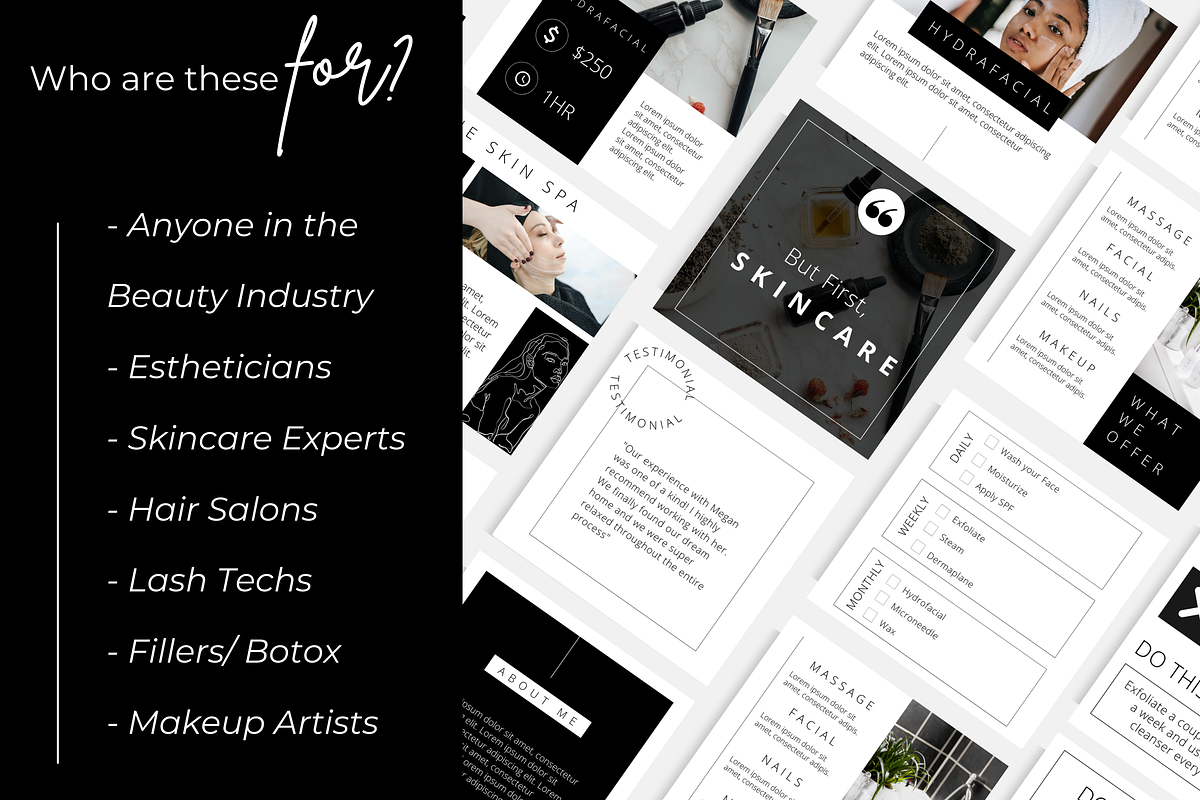 Beauty Themed Instagram Posts, a Social Media Template by Marketing Templates Co. (Photo 7 of 7)