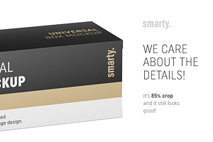 Universal Box Mockup 110x45x45