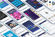 Mountify Mobile UI Kit, an UI Kit Template by hoangpts (Thumbnail 1 of 8)