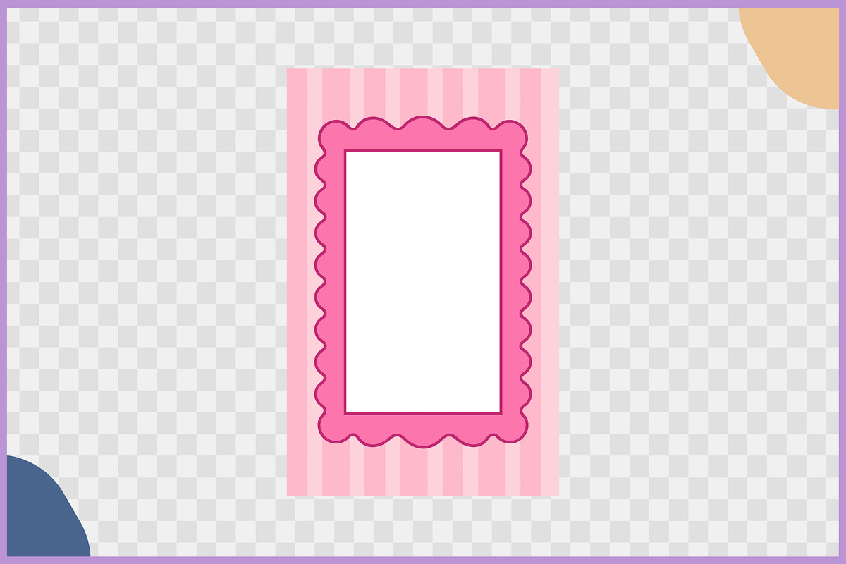 Striped Coquette Frame Vector Bundle, a Decorative Illustration by Gfx Expert Team (Photo 8 of 10)
