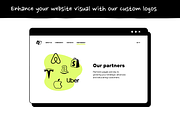 Inking Logos, an Outline Icon by Asset Union (Thumbnail 14 of 15)