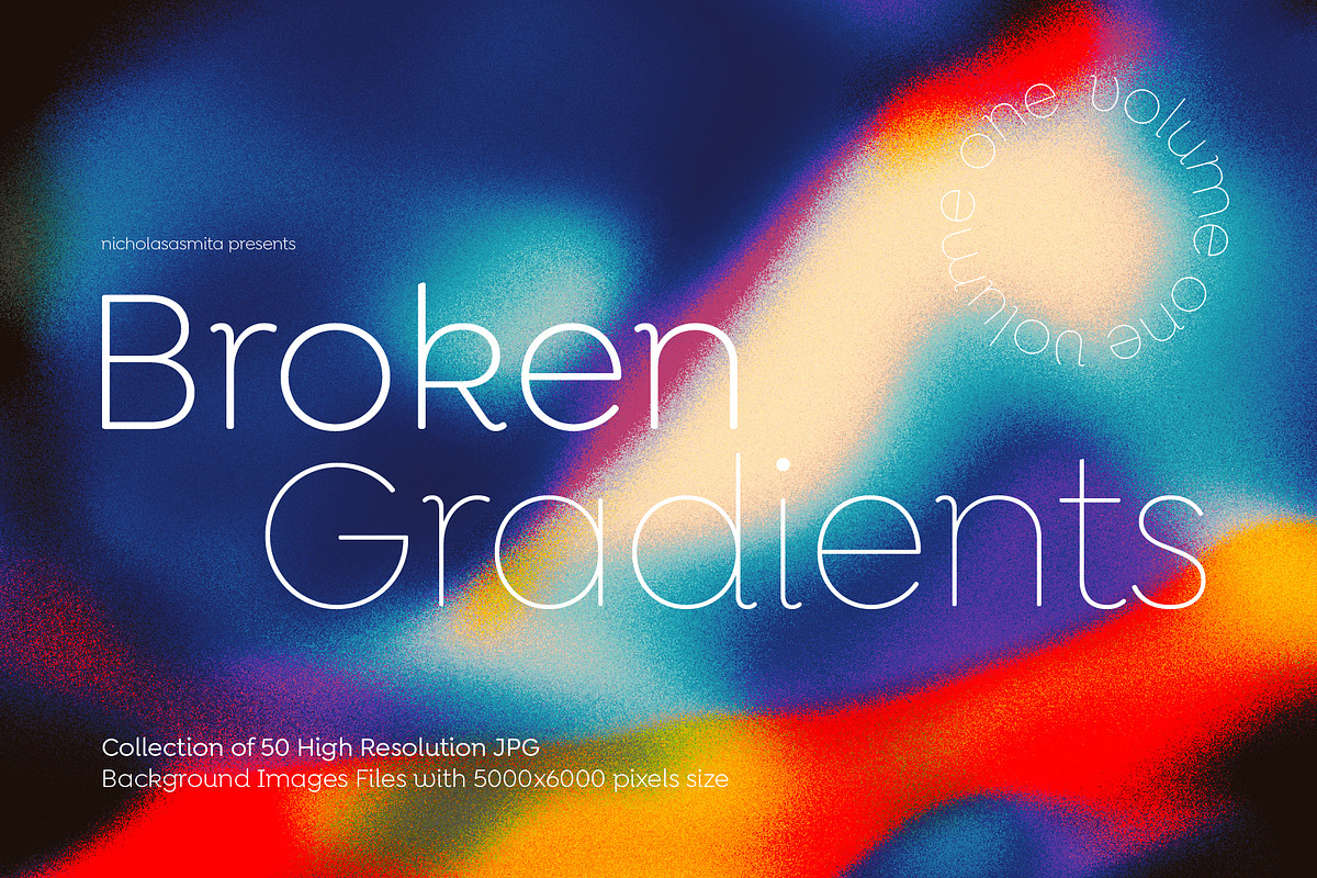 Broken Gradients Volume One, a Pattern Graphic by nicholasasmita (Photo 1 of 15)