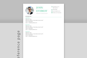 Minimal Resume And Cover Letter Word