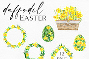 Watercolor Sunny Daffodils, an Illustration by Olga Koelsch (Thumbnail 3 of 9)