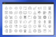 60 Web Icons Dualine, a Solid Icon by Flat Icons (Thumbnail 5 of 7)