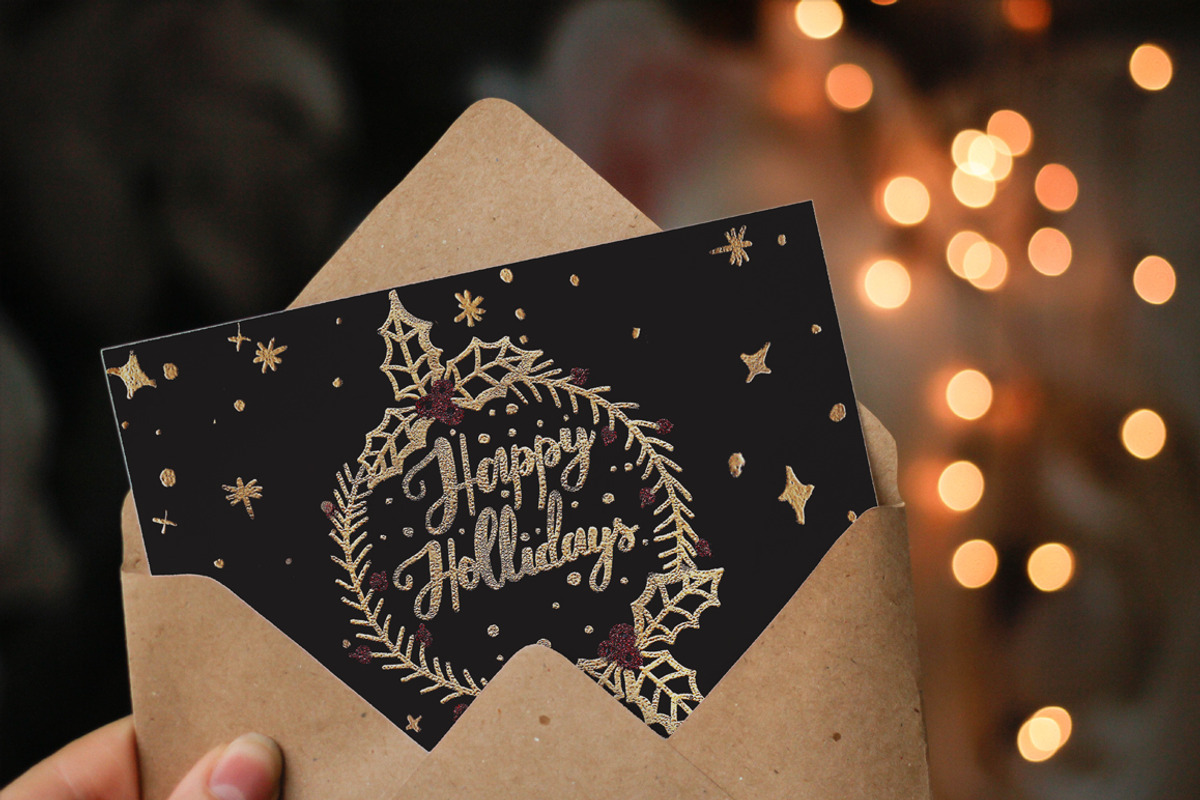 Gold Christmas., a Decorative Illustration by redstudio (Photo 10 of 10)
