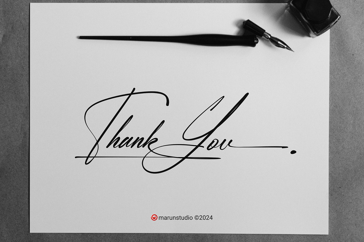 Saginatha - Signature font, a Handwritten Font by Dewan Type (Photo 14 of 14)