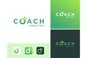 Coach Healthy Logo, a Branding & Logo Template by ika trisiana (Thumbnail 1 of 2)