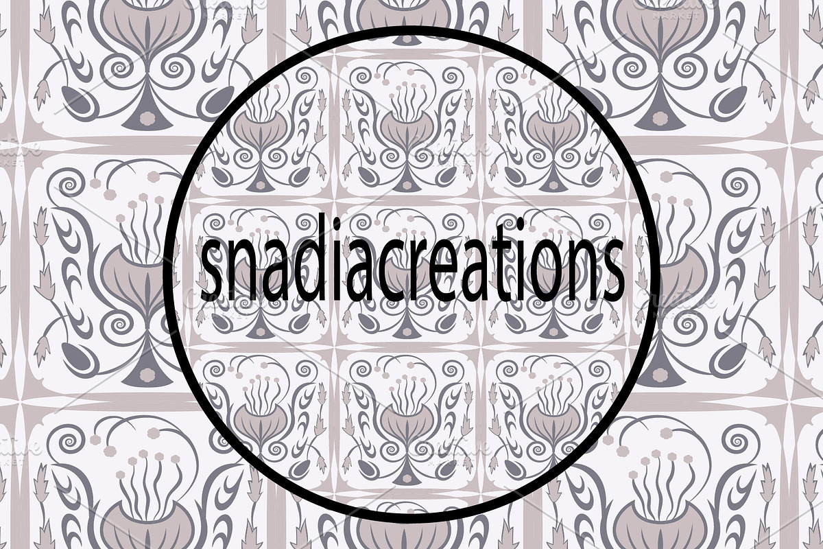 Faux tile design, a Pattern Graphic by snadiacreations (Photo 5 of 5)
