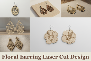 Petal Earring Laser Set