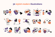 Online Shopping Concept Vector, an Object Graphic by 35lab (Thumbnail 5 of 6)
