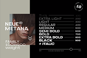 Neue Metana Font Family - 75% OFF, a Sans Serif Font by Dirtyline Studio (Thumbnail 3 of 14)