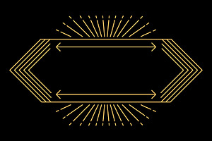 Line geometric frame., a Decorative Illustration by incomible