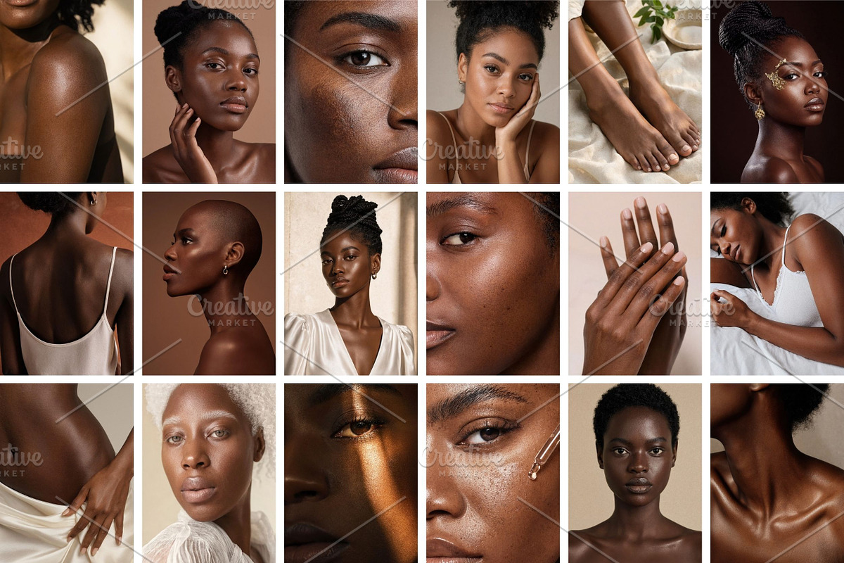 Melanin Rich Skin Stock Photos, a Beauty & Fashion Photo by Selenique Studio (Photo 9 of 10)