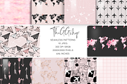 Wanderlust Seamless Patterns, a Pattern Graphic by The GG Shop (Thumbnail 1 of 7)