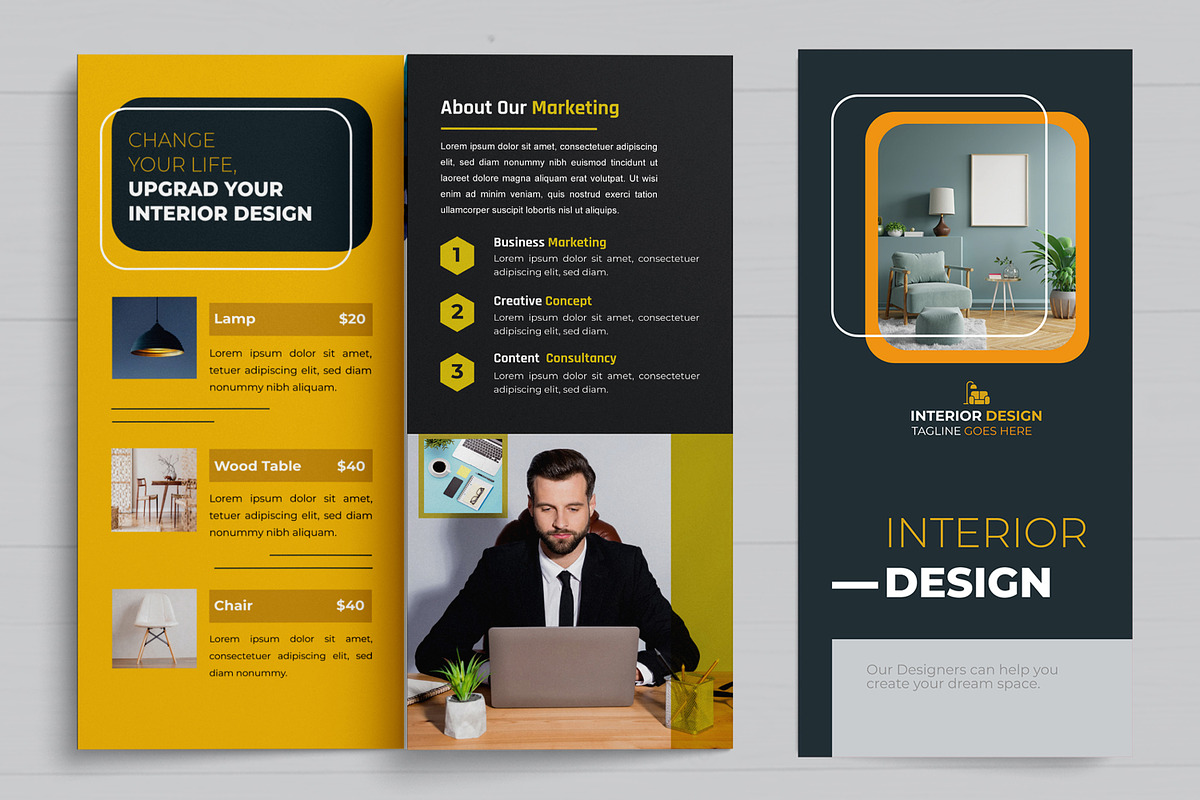 Interior TriFold Brochure, a Brochure Template by MightyDesign (Photo 7 of 7)