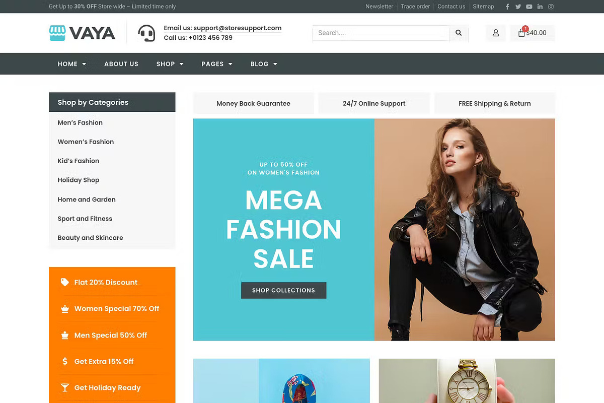 WooCommerce Elementor Template Kit, an UI Kit Template by UInstrument (Photo 3 of 9)