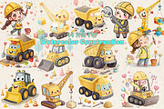 Watercolor Construction Sublimation, an Illustration by Wow Magic (Thumbnail 1 of 2)