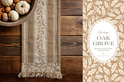 Oak & Acorn Autumn Patterns - Tan, a Pattern Graphic by Eclectic Anthology (Thumbnail 12 of 13)