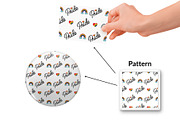 Celebrate Pride: Rainbow & Heart, a Pattern Graphic by Elatedowl (Thumbnail 4 of 11)
