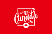 Canada Day Greeting Card Vector Pack, a Background Graphic by Bordo (Thumbnail 1 of 6)