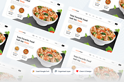 Fantasy Food Restaurant Hero Header, a Templates & Theme by SquidPixey (Thumbnail 2 of 3)