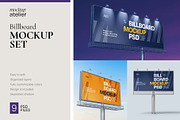 Billboard Mockup Set, a Print Template by mockupatelier (Thumbnail 1 of 12)