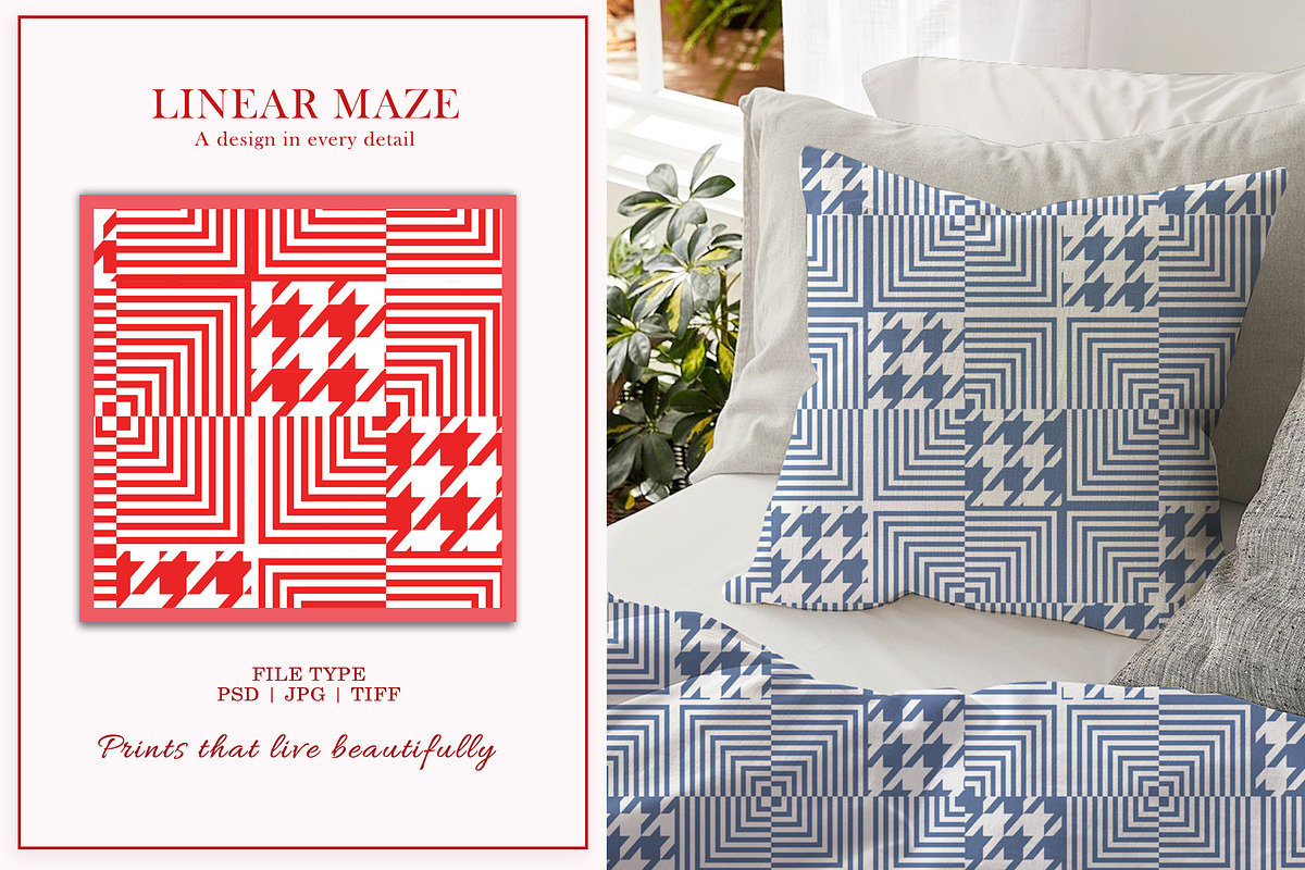 Linear Maze Prints & Patterns, a Pattern Graphic by GND ART STUDIO (Photo 7 of 8)