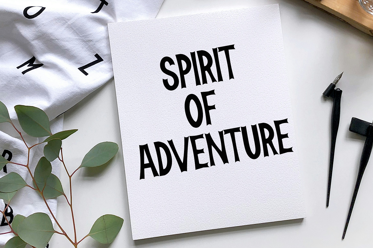 Spooky Adventure, a Script Font by InermediaSTUDIO (Photo 2 of 8)