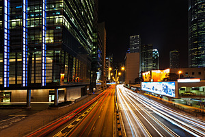Night in Hong Kong, a Photo by saiko3p
