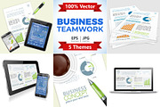 Business and Teamwork Concepts, a Finance Illustration by TAlex (Thumbnail 1 of 6)
