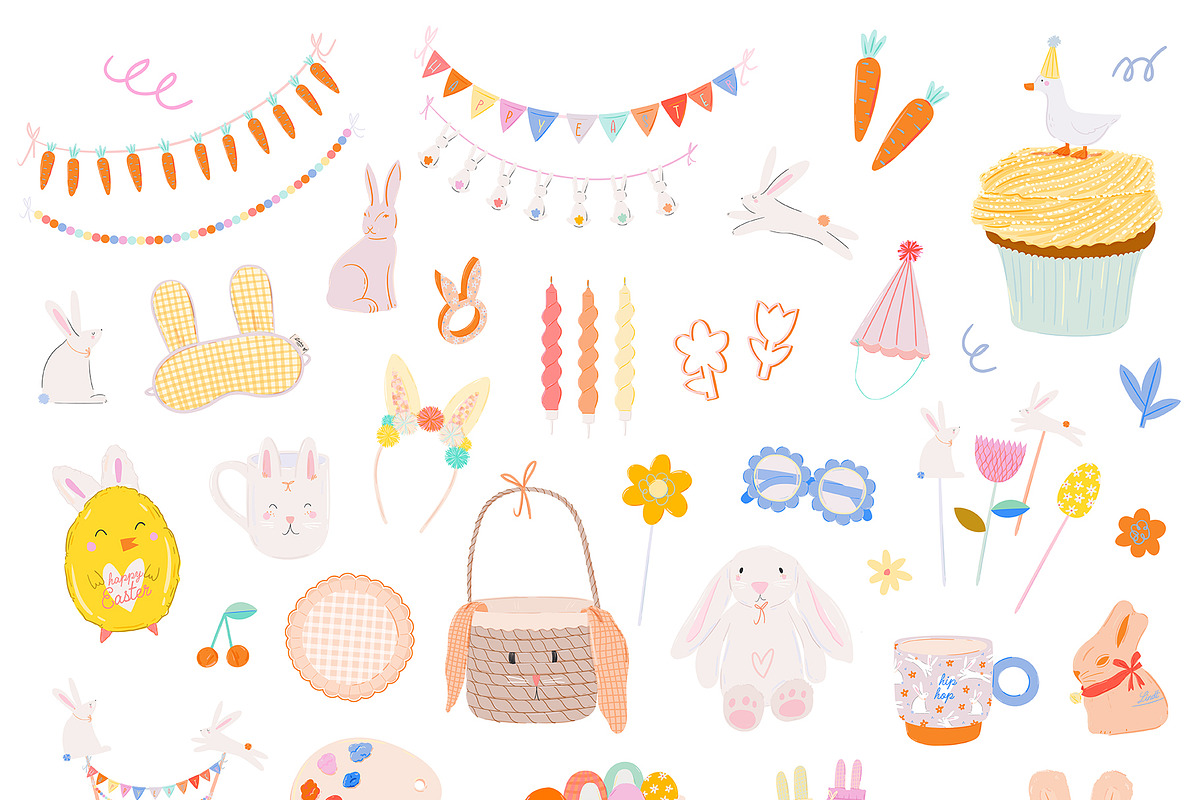 Easter Clipart and Quotes, an Object Graphic by Ruslana Lubenets (Photo 3 of 13)