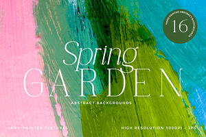 Spring Garden Abstract Backgrounds