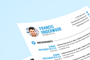 Resume/CV Photoshop & Word, a Resume Template by Studio 19 (Thumbnail 4 of 6)