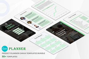 Project Planner Canva Template