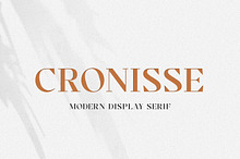Cronisse - Modern Display Serif