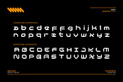 Aeonika - Futuristic Typeface, a Sans Serif Font by Aksapix Studio (Thumbnail 6 of 10)