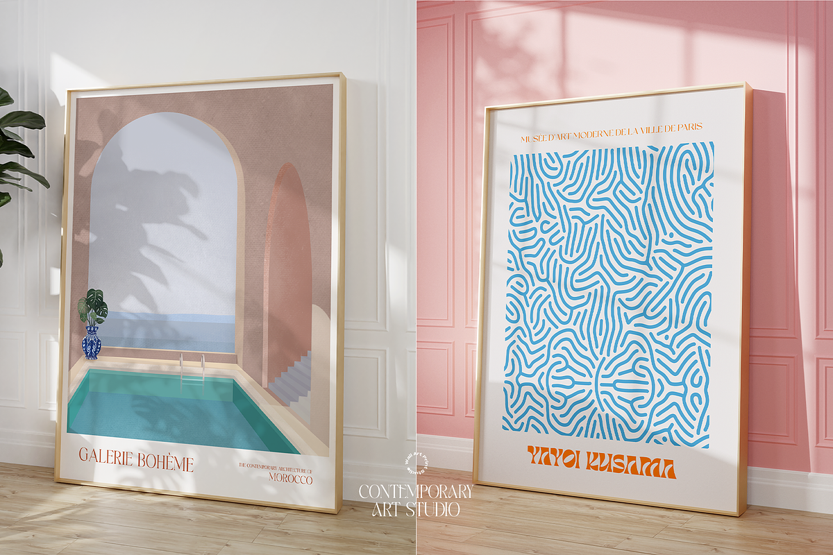 Contemporary Art 1, a Graphic by Wall Art Print Studio (Photo 10 of 19)