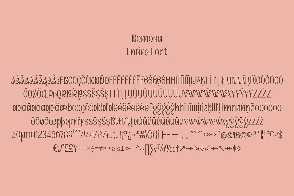 Bemona - Beautiful Simple Sans Serif, a Sans Serif Font by AuthenType (Photo 11 of 12)