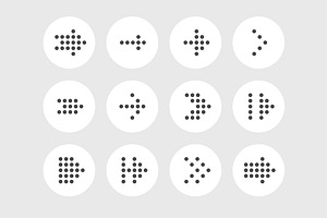 Dotted arrow directions