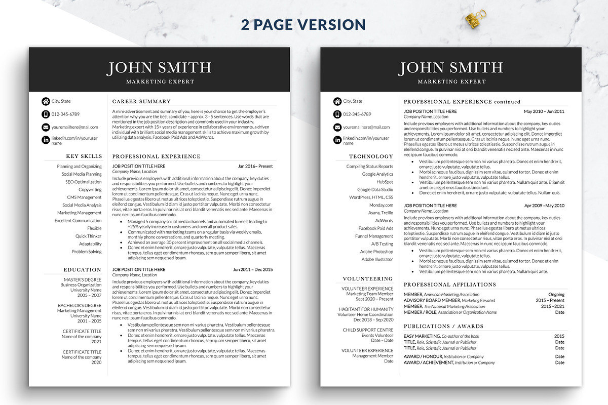 Professional Modern Resume Template, a Resume Template by BestResumes.Co (Photo 2 of 7)