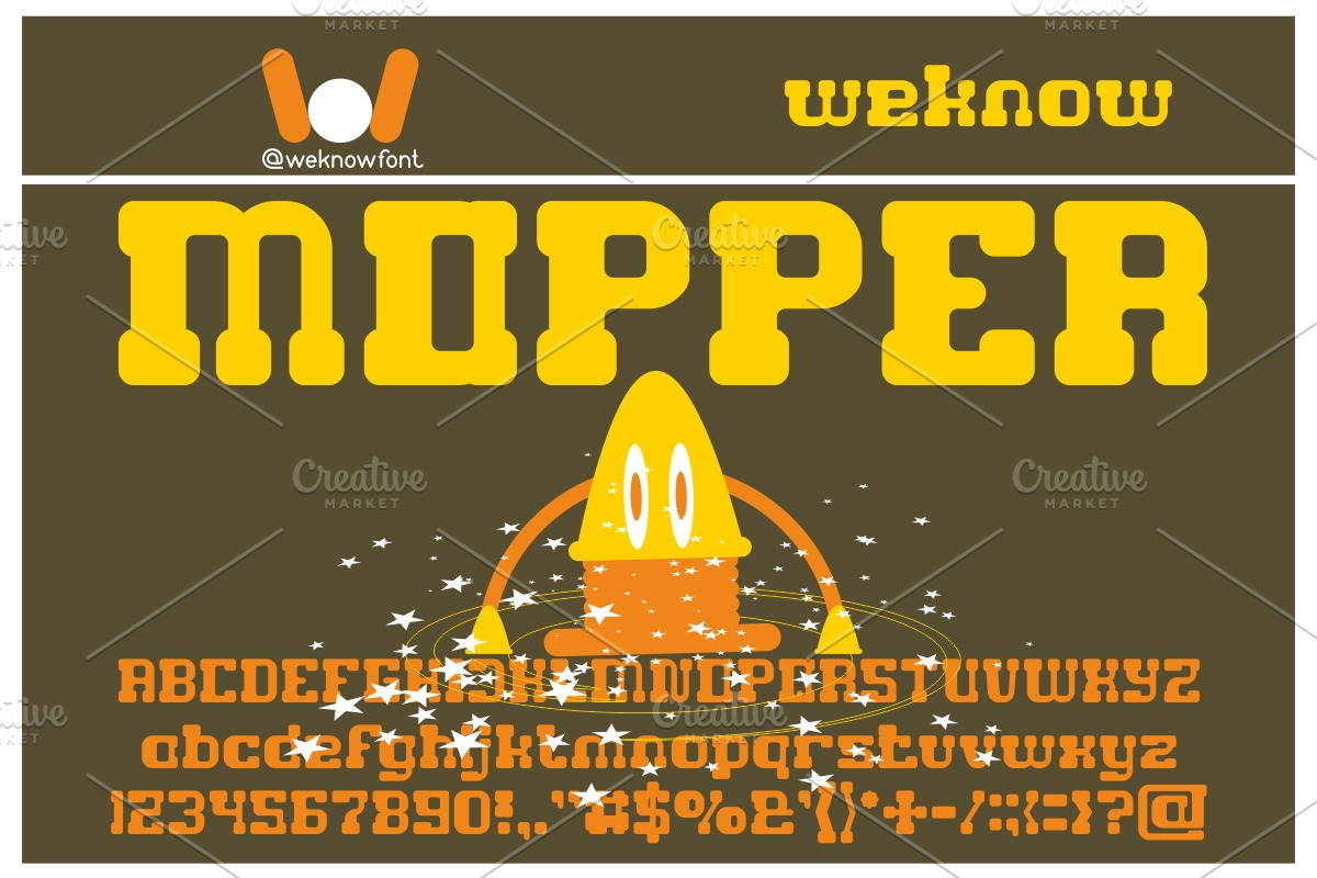 Game Robot font, a Font by weknow (Photo 3 of 5)