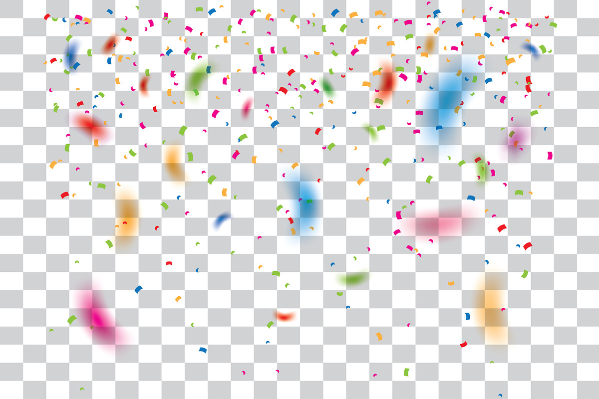 Falling confetti, a Decorative Illustration by Leone_v (Photo 1 of 2)