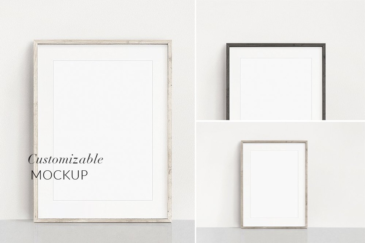 2x3 Ratio - Wood Frame Mockup, a Print Template by The White Space Co. (Photo 1 of 7)