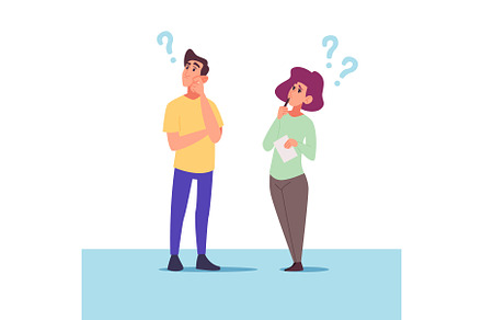 Thoughtful. male and female, a Person Illustration by Onyx