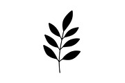 Botanical Leaf Silhouette Bundle, an Illustration by Creativeshirt (Thumbnail 31 of 51)