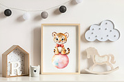 Vintage Circus Party Animals Clipart, an Illustration by CreationArt (Thumbnail 7 of 9)
