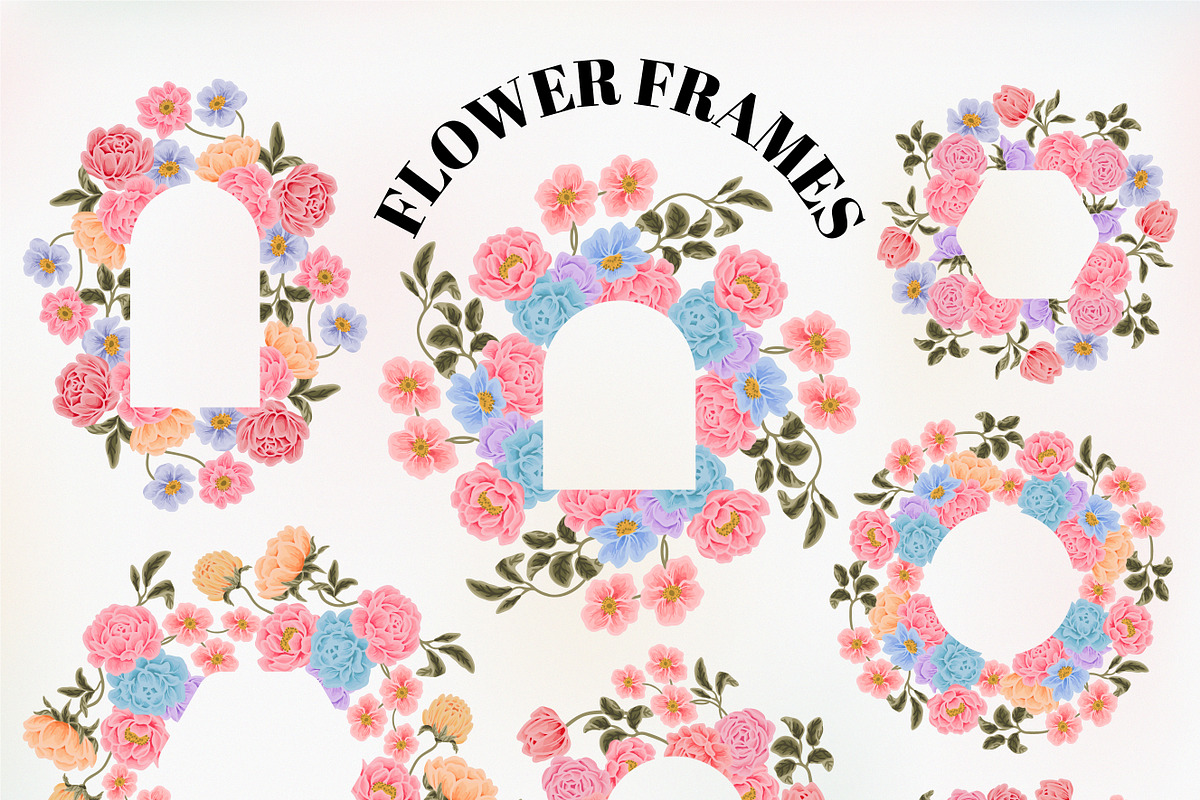 MAJESTIC FLORALS Clip Art Bundle, a Decorative Illustration by Artflorara (Photo 8 of 14)