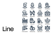 Family Icon Set, a Duotone Icon by Eklip Studio (Thumbnail 3 of 4)